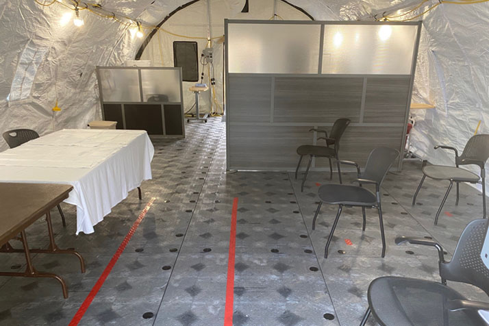 Free Portable Flooring For COVID-19 Relief Works
