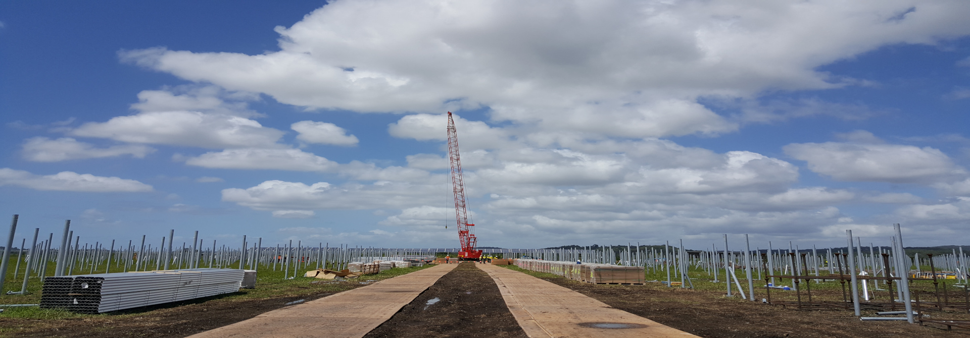 Solar Farm - Composite Mats