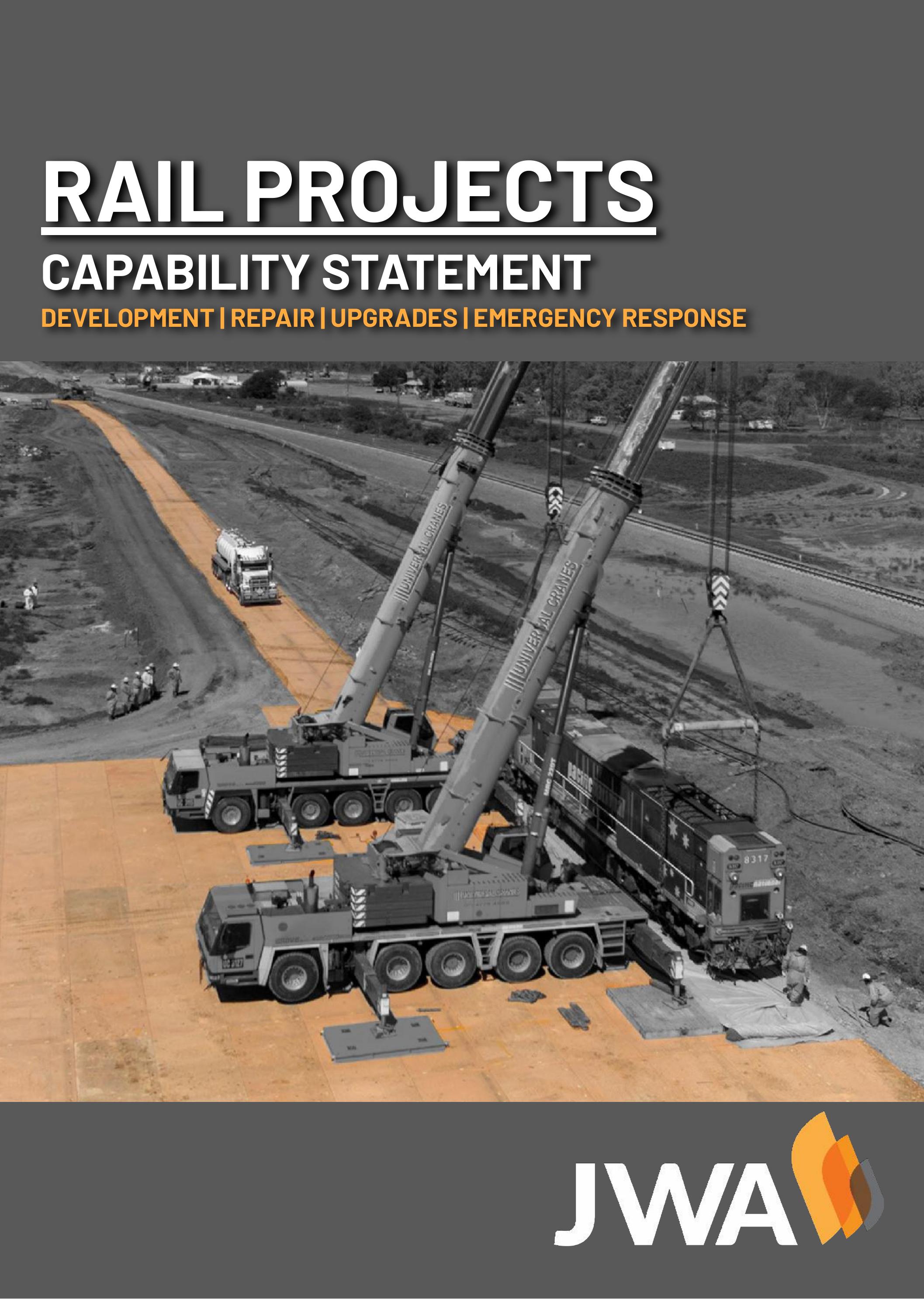 JWA Capability Statement - Rail Projects Capability Statement