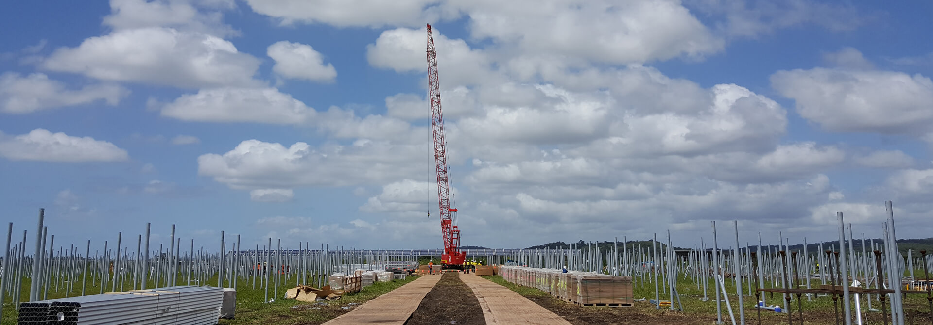 Crane Platforms — composite matting application