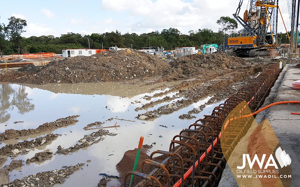 Residential development after 10 days of rain