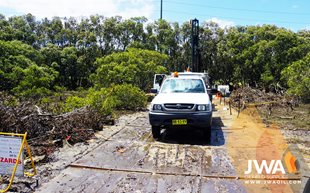 Problematic soils temporary access mats