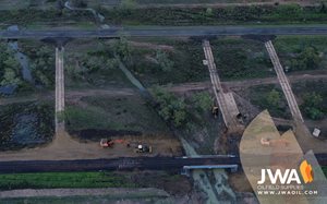 Urgent Repair Works at Flooded Railline