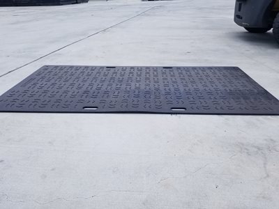 Ground Protection Mats Flex Test