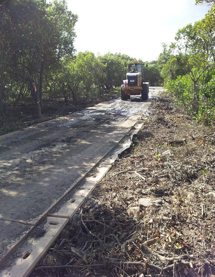 Bog mats for access into wetlands