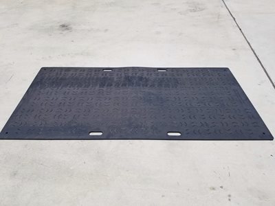 Ground Protection Mats Flex Test
